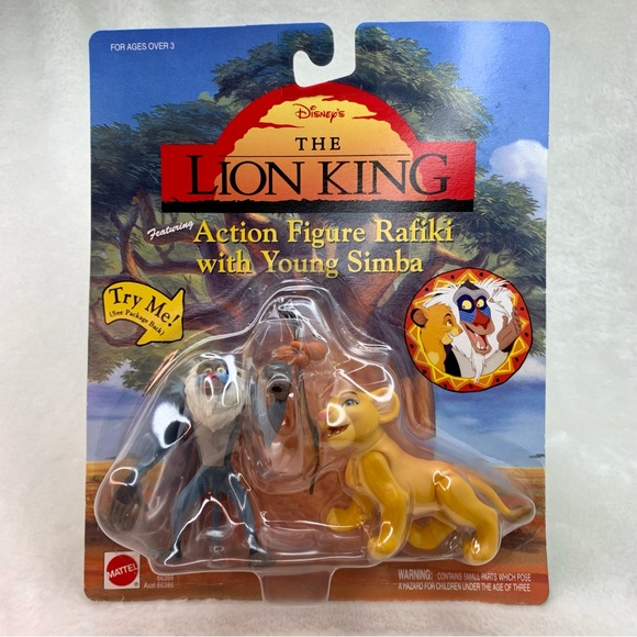 Disney | Toys | Disney Vintage Lion King Action Figure Rafiki Young ...